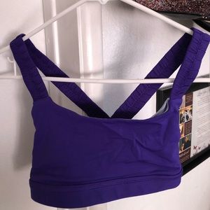 purple lululemon sports bra